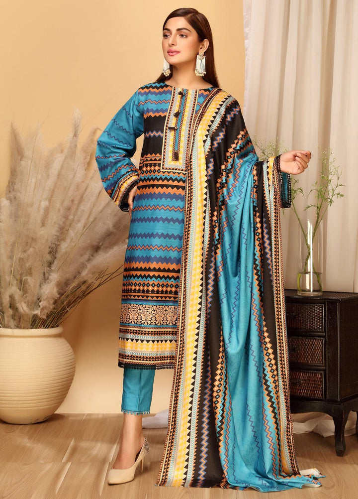 Ittehad Textiles Printed Khaddar Suits Unstitched 3 Piece IT21GK LF-GK-2101B - Winter Collection