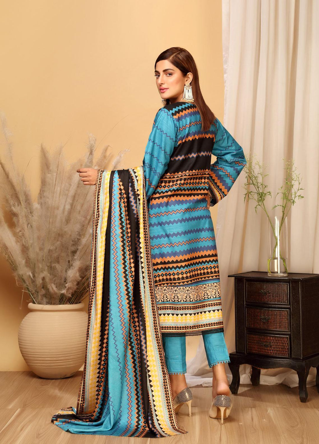 Ittehad Textiles Printed Khaddar Suits Unstitched 3 Piece IT21GK LF-GK-2101B - Winter Collection