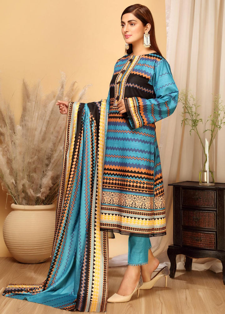 Ittehad Textiles Printed Khaddar Suits Unstitched 3 Piece IT21GK LF-GK-2101B - Winter Collection