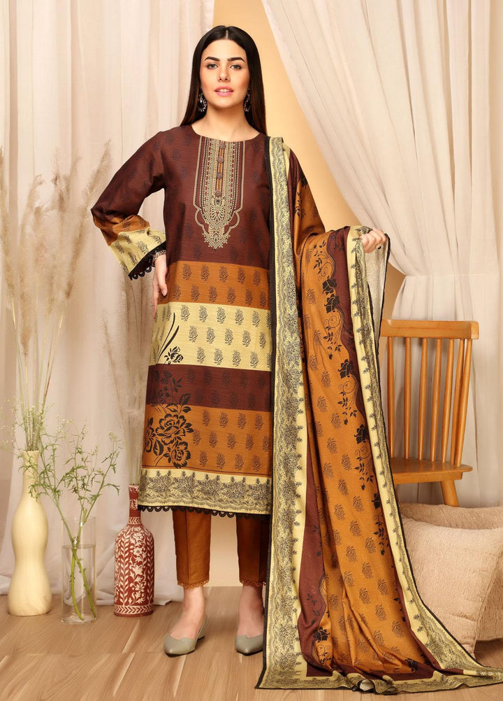Ittehad Textiles Printed Khaddar Suits Unstitched 3 Piece IT21GK LF-GK-2102A - Winter Collection