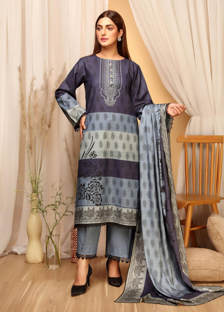 Ittehad Textiles Printed Khaddar Suits Unstitched 3 Piece IT21GK LF-GK-2102B - Winter Collection