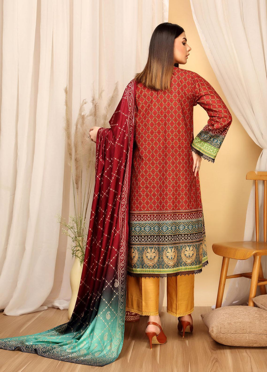 Ittehad Textiles Printed Khaddar Suits Unstitched 3 Piece IT21GK LF-GK-2103B - Winter Collection