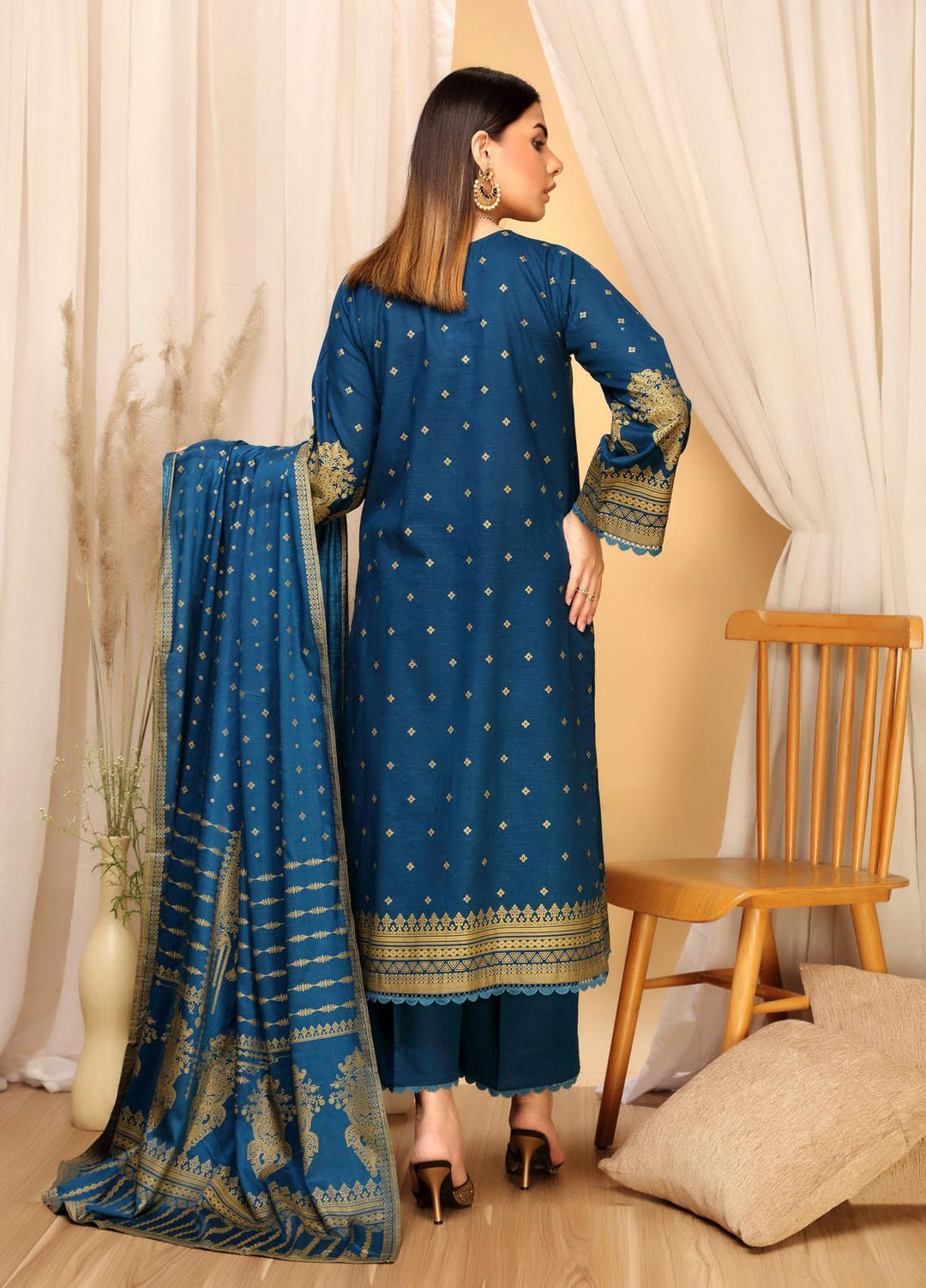 Ittehad Textiles Printed Khaddar Suits Unstitched 3 Piece IT21GK LF-GK-2106A - Winter Collection