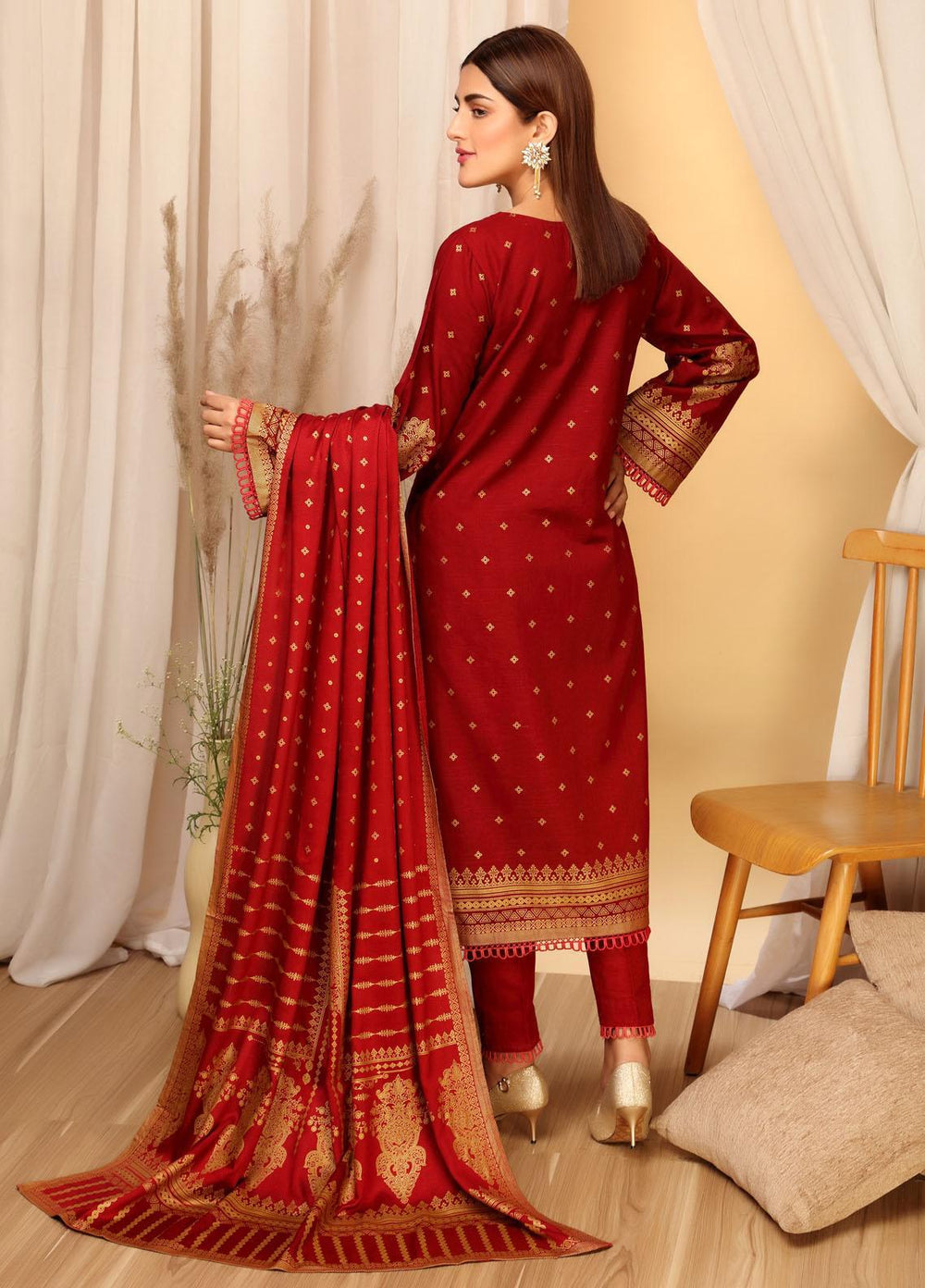 Ittehad Textiles Printed Khaddar Suits Unstitched 3 Piece IT21GK LF-GK-2106B - Winter Collection
