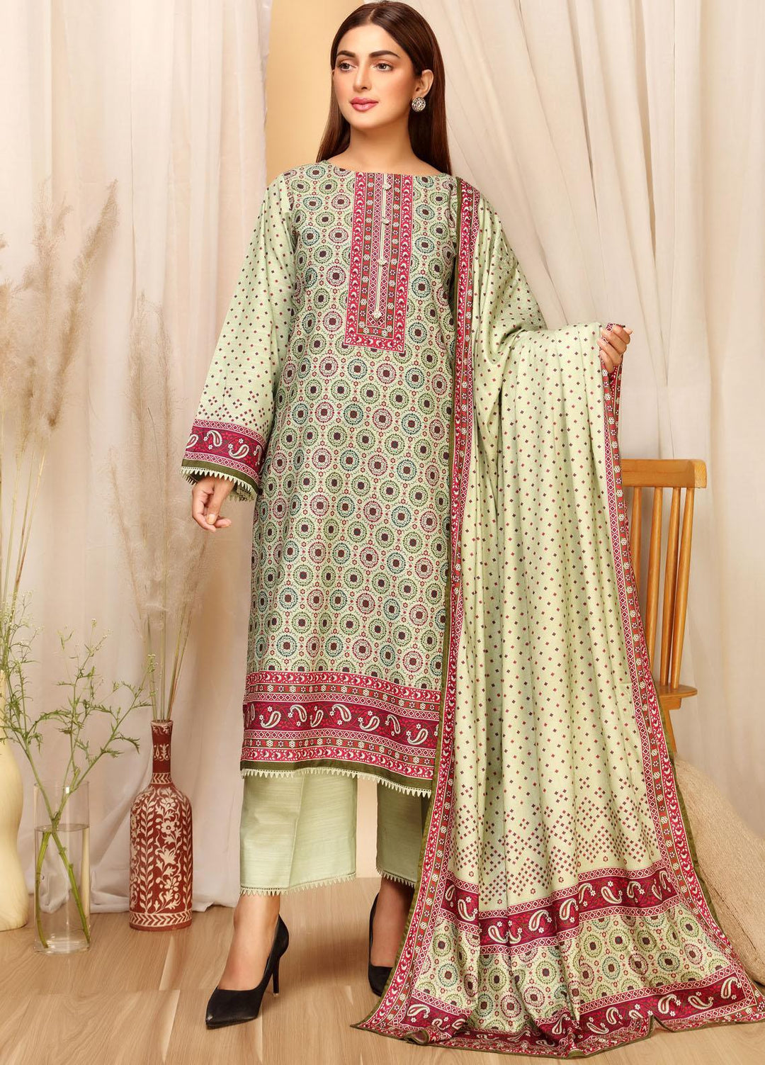 Ittehad Textiles Printed Khaddar Suits Unstitched 3 Piece IT21GK LF-GK-2108B - Winter Collection
