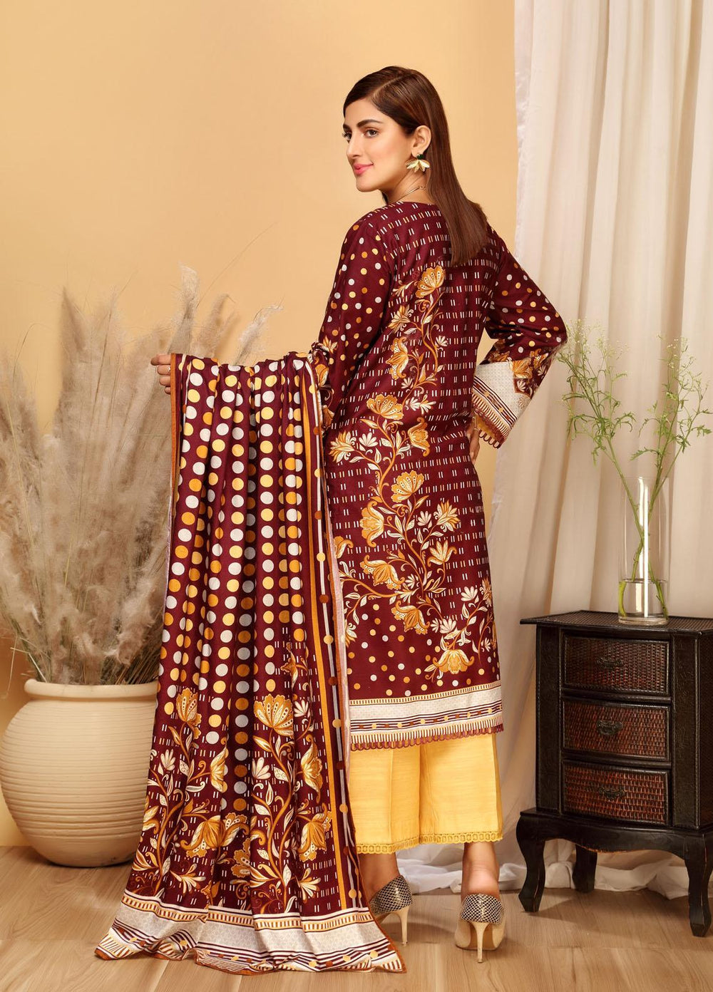 Ittehad Textiles Printed Khaddar Suits Unstitched 3 Piece IT21GK LF-GK-2109B - Winter Collection