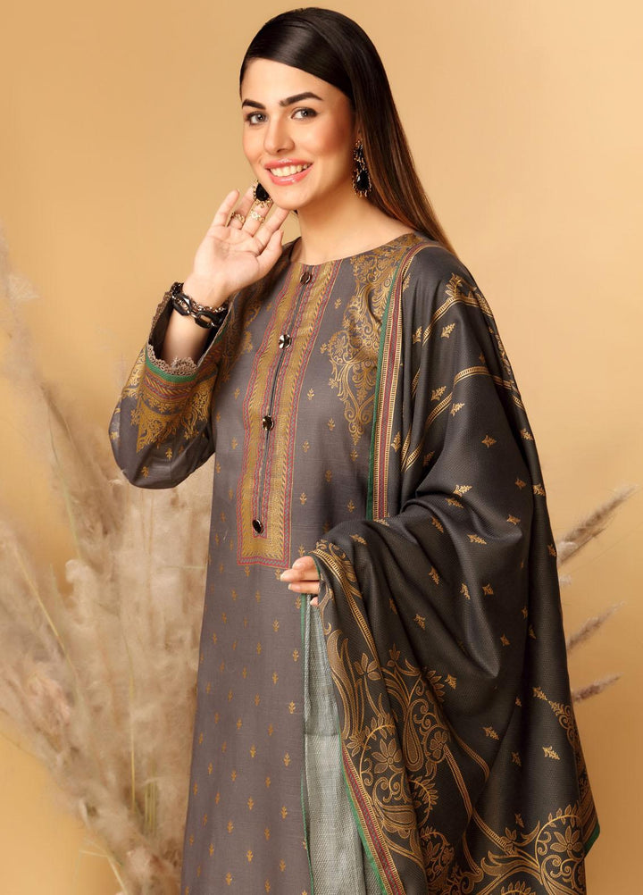 Ittehad Textiles Printed Khaddar Suits Unstitched 3 Piece IT21GK LF-GK-2116A - Winter Collection