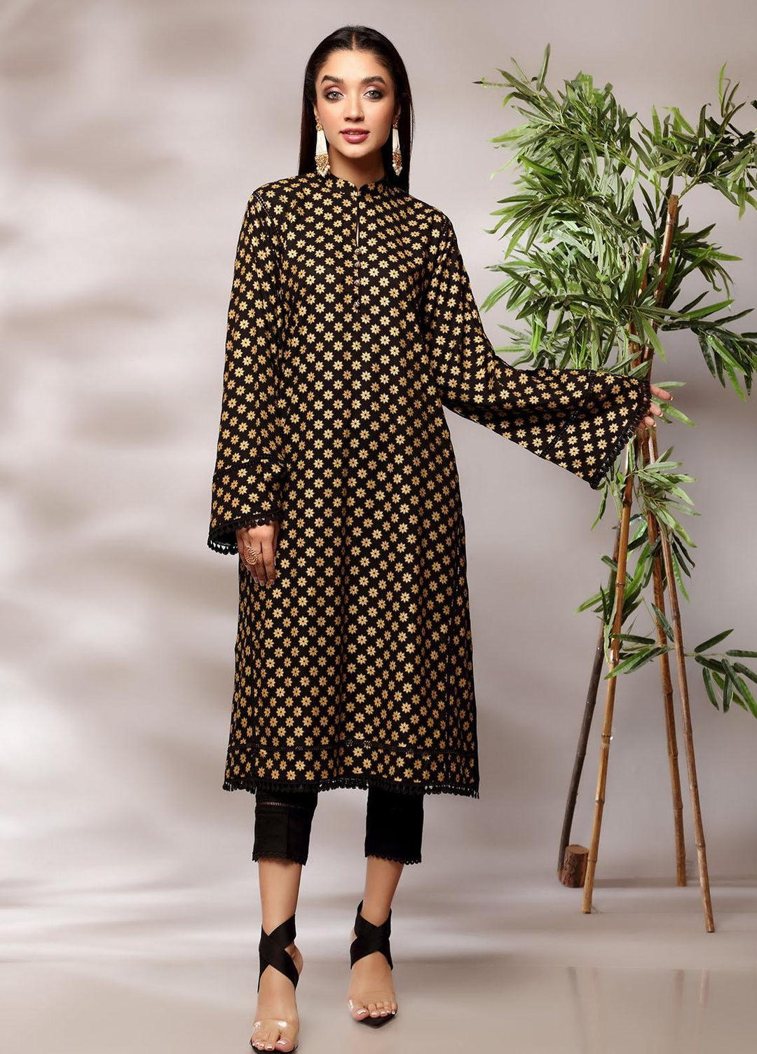 Heena By Ittehad Textiles Printed Linen  Unstitched Kurties ITD21H 1920-C - Winter Collection