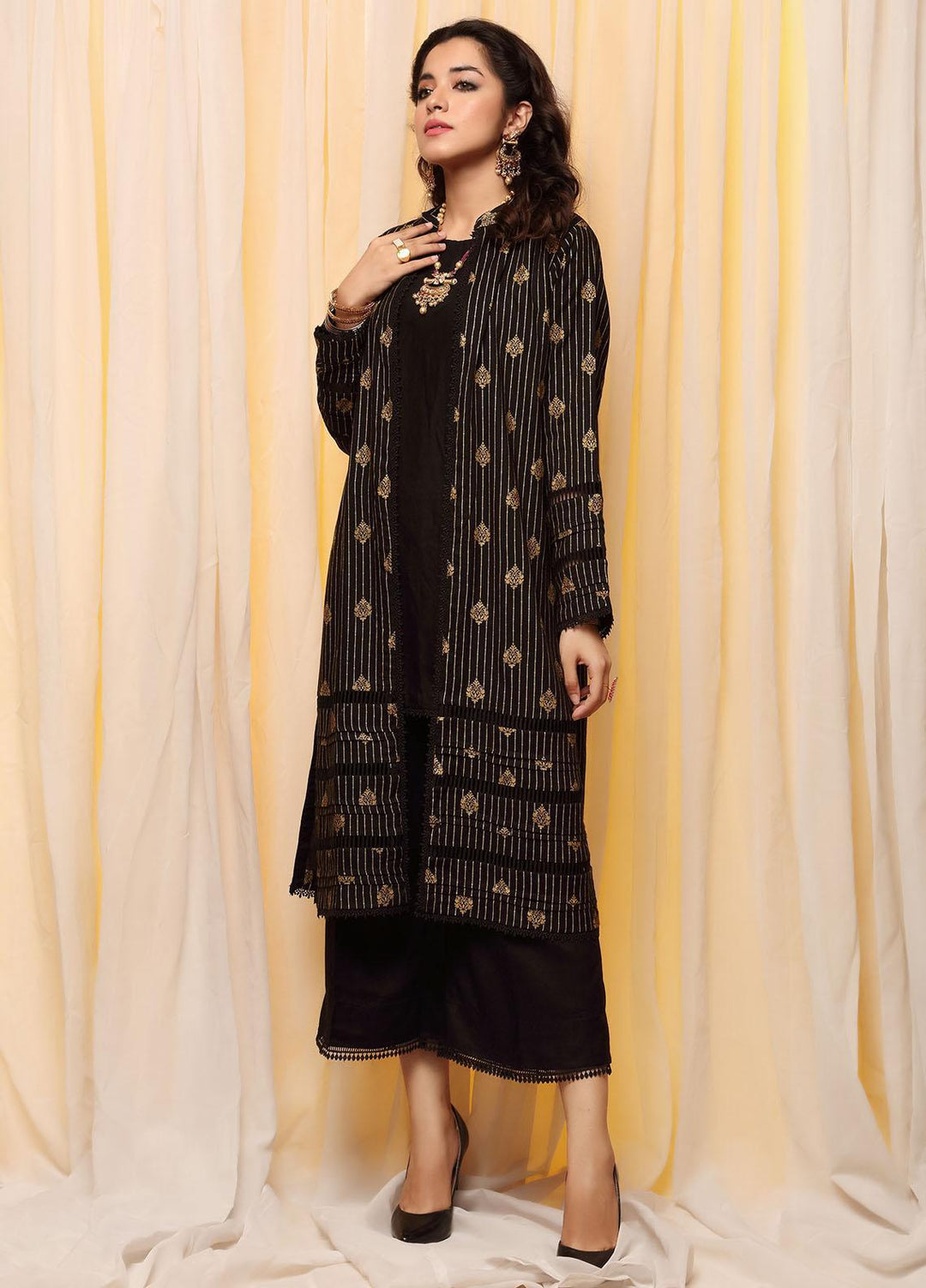 Heena By Ittehad Textiles Printed Linen  Unstitched Kurties ITD21H 1920-D - Winter Collection