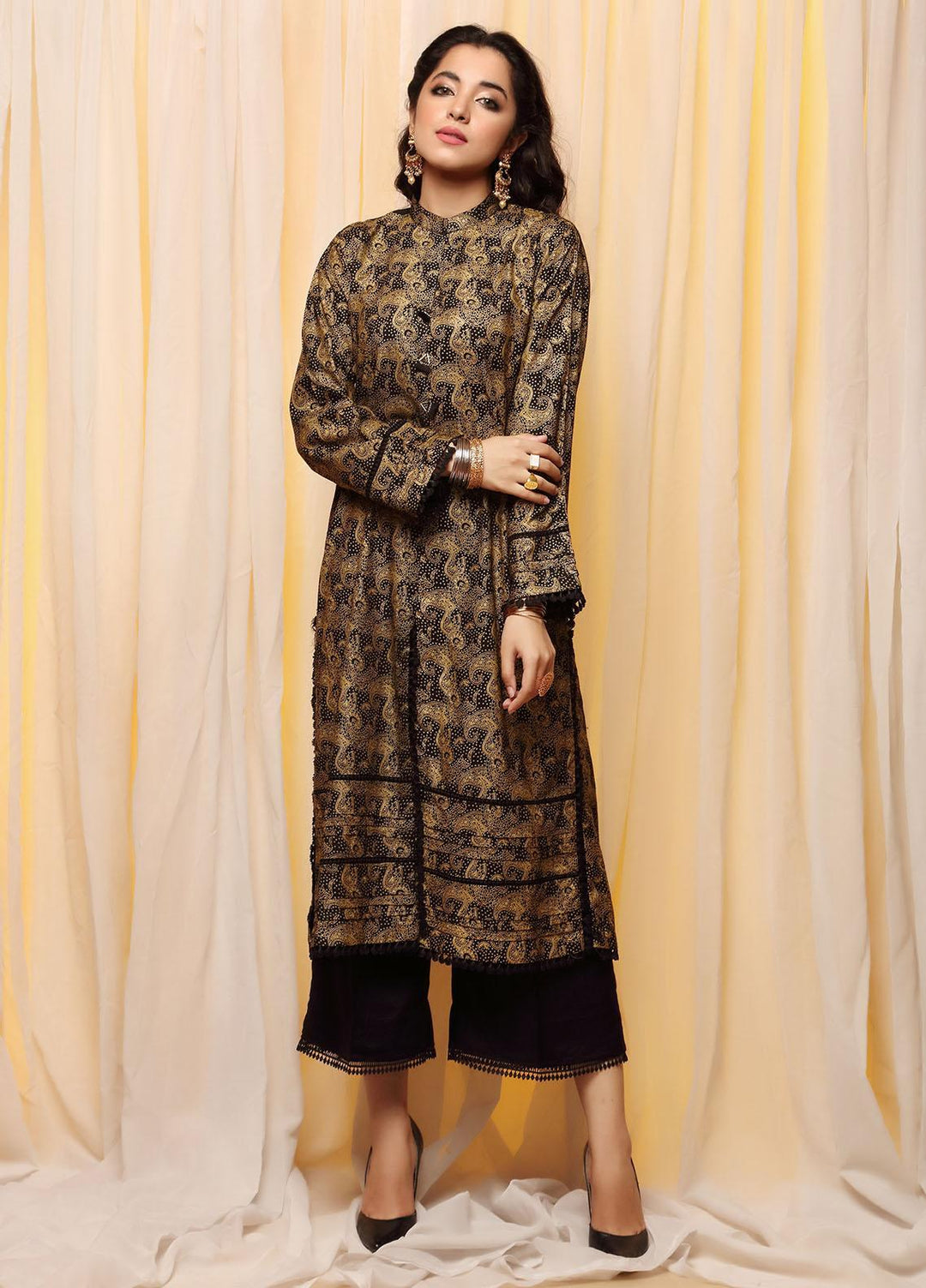 Heena By Ittehad Textiles Printed Linen  Unstitched Kurties ITD21H 1920-E - Winter Collection