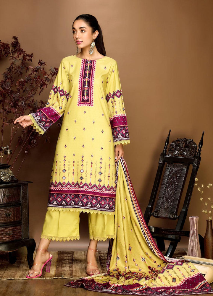 Ittehad Textiles Printed Linen Suits Unstitched 3 Piece IT21PL LF-GN-21703A - Winter Collection