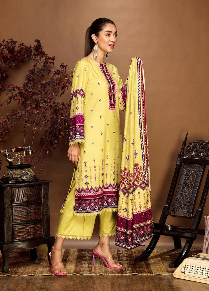 Ittehad Textiles Printed Linen Suits Unstitched 3 Piece IT21PL LF-GN-21703A - Winter Collection
