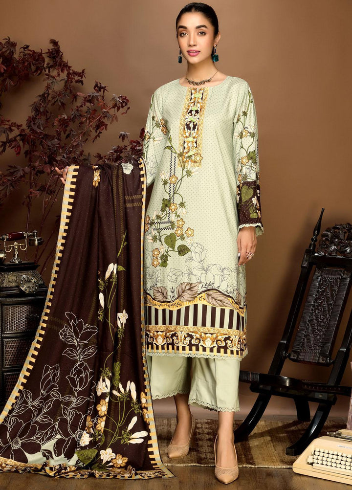 Ittehad Textiles Printed Linen Suits Unstitched 3 Piece IT21PL LF-GN-21705B - Winter Collection