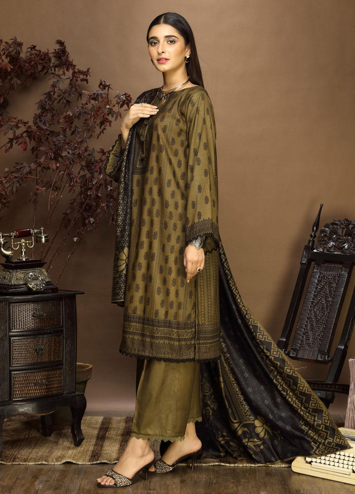 Ittehad Textiles Printed Linen Suits Unstitched 3 Piece IT21PL LF-GN-21706A - Winter Collection