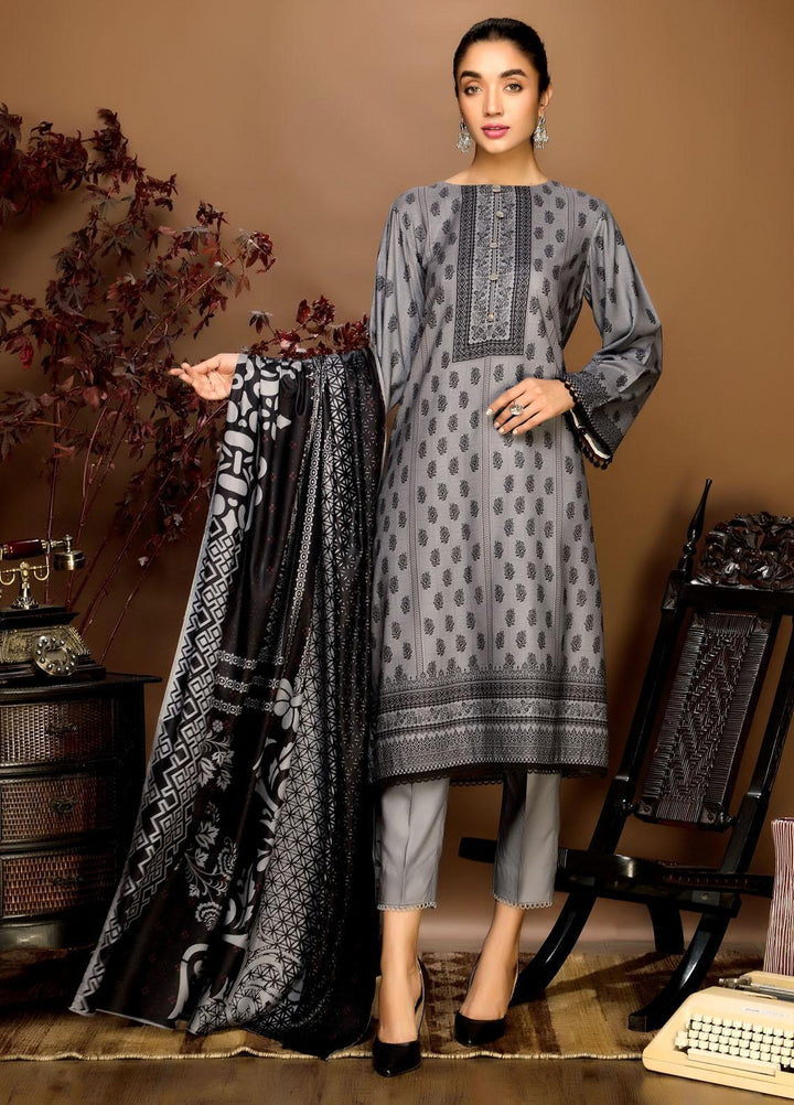 Ittehad Textiles Printed Linen Suits Unstitched 3 Piece IT21PL LF-GN-21706B - Winter Collection