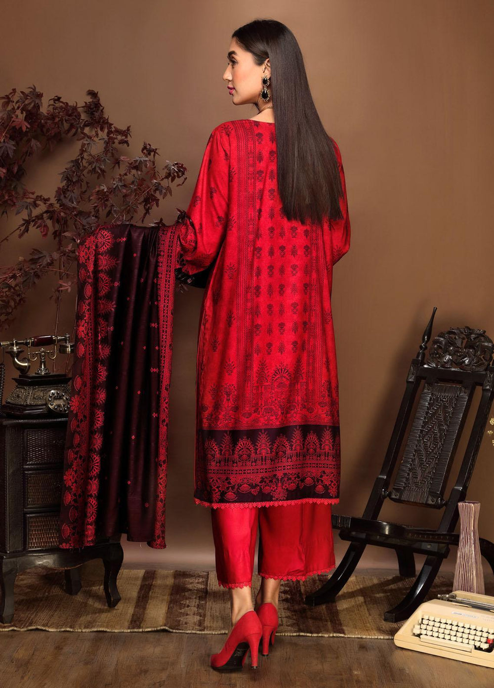 Ittehad Textiles Printed Linen Suits Unstitched 3 Piece IT21PL LF-GN-21707A - Winter Collection