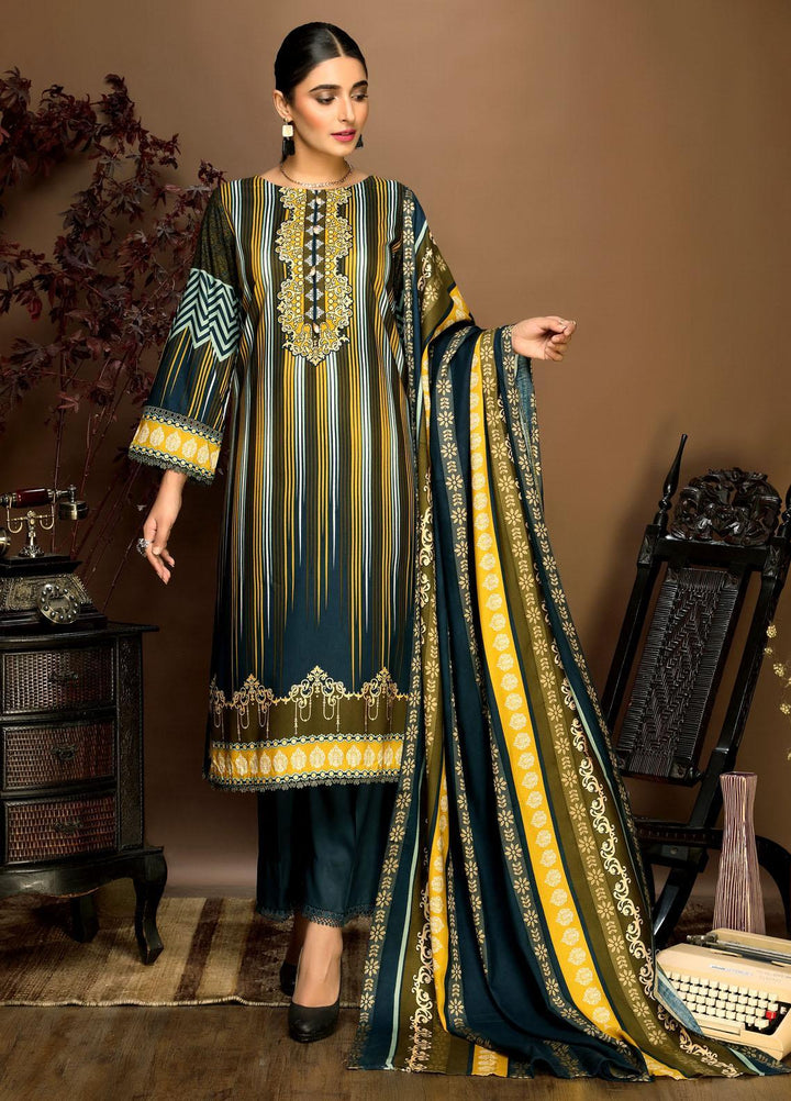 Ittehad Textiles Printed Linen Suits Unstitched 3 Piece IT21PL LF-GN-21708A - Winter Collection