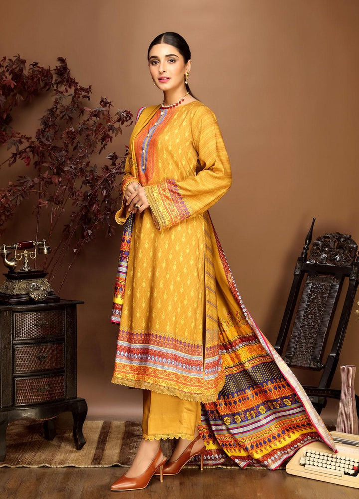 Ittehad Textiles Printed Linen Suits Unstitched 3 Piece IT21PL LF-GN-21709A - Winter Collection