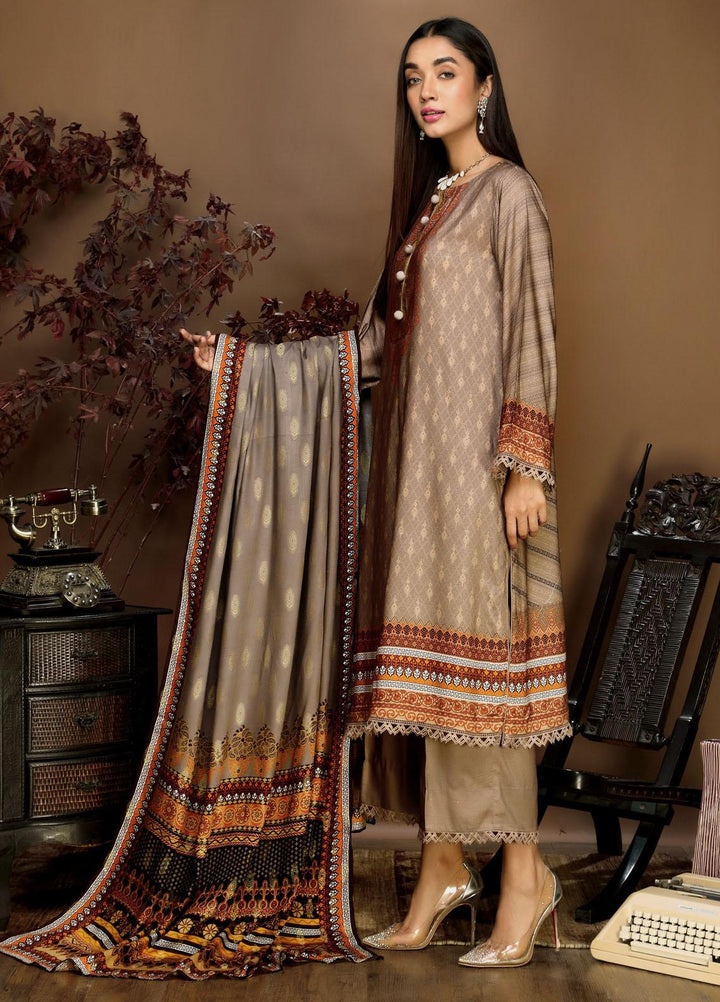 Ittehad Textiles Printed Linen Suits Unstitched 3 Piece IT21PL LF-GN-21709B - Winter Collection