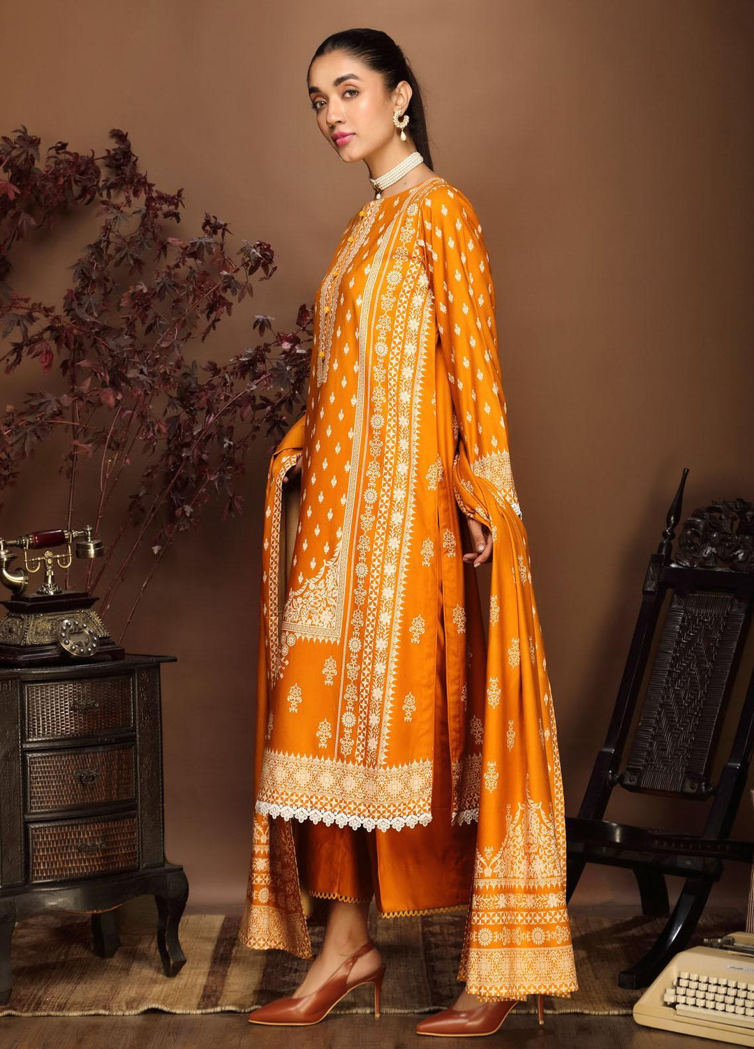 Ittehad Textiles Printed Linen Suits Unstitched 3 Piece IT21PL LF-GN-21711A - Winter Collection