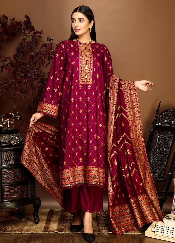 Ittehad Textiles Printed Linen Suits Unstitched 3 Piece IT21PL LF-GN-21712B - Winter Collection