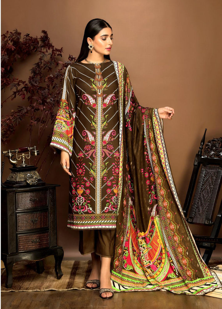 Ittehad Textiles Printed Linen Suits Unstitched 3 Piece IT21PL LF-GN-21713B - Winter Collection