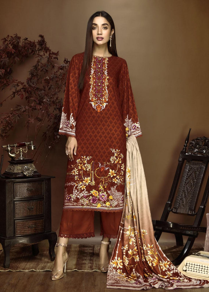 Ittehad Textiles Printed Linen Suits Unstitched 3 Piece IT21PL LF-GN-21715A - Winter Collection