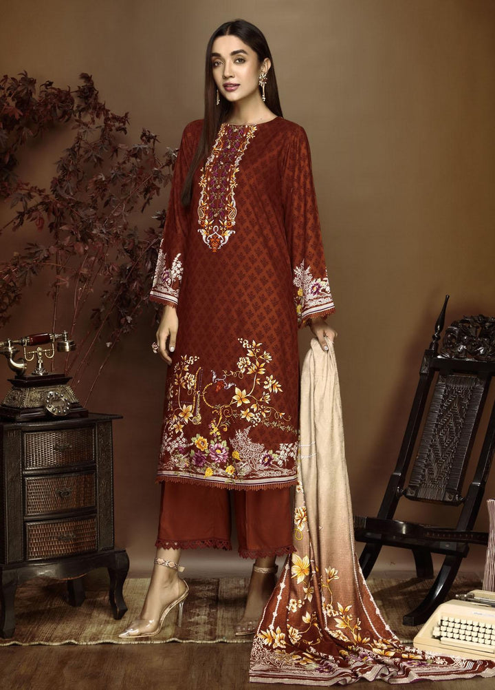 Ittehad Textiles Printed Linen Suits Unstitched 3 Piece IT21PL LF-GN-21715A - Winter Collection