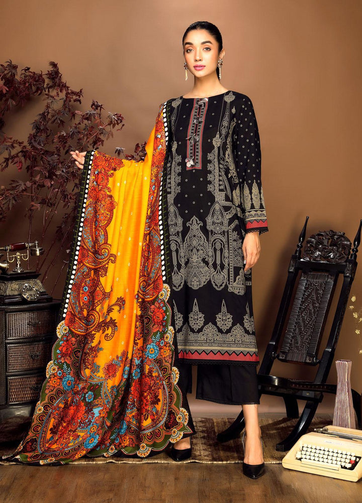 Ittehad Textiles Printed Linen Suits Unstitched 3 Piece IT21PL LF-GN-21716A - Winter Collection