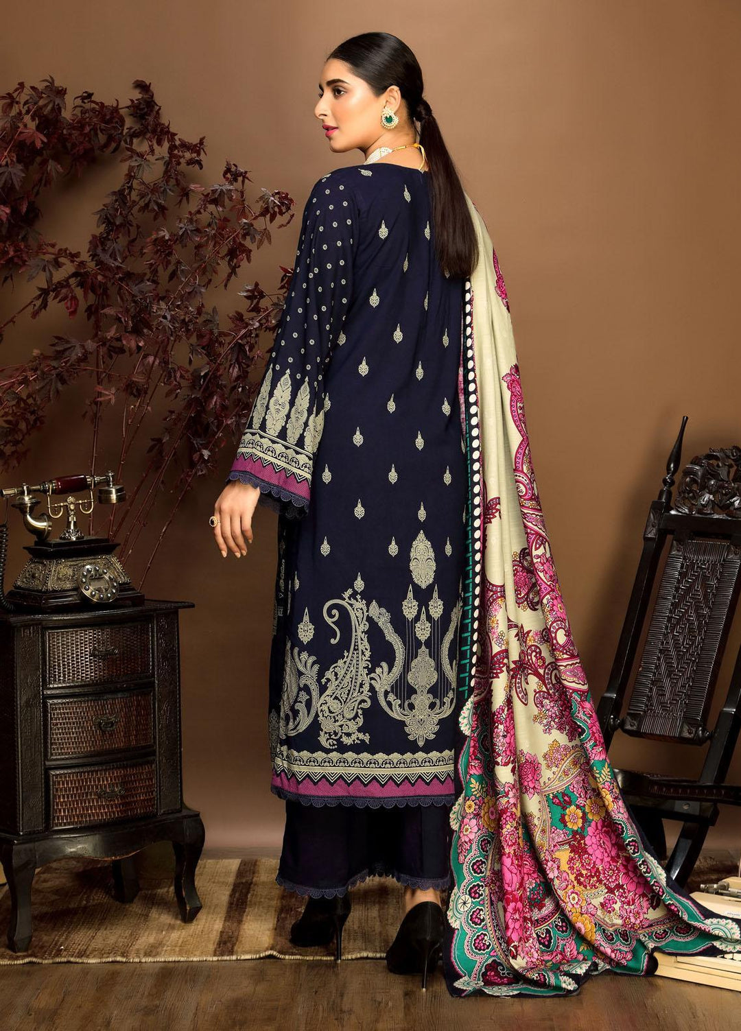 Ittehad Textiles Printed Linen Suits Unstitched 3 Piece IT21PL LF-GN-21716B - Winter Collection