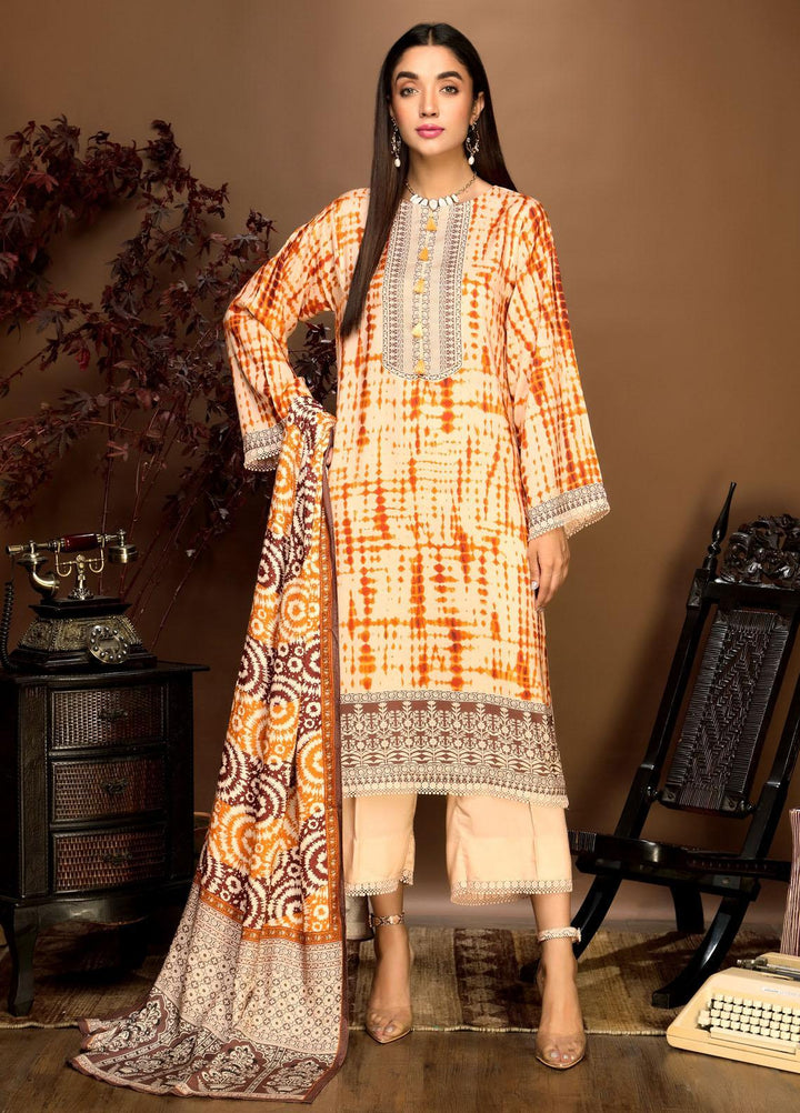 Ittehad Textiles Printed Linen Suits Unstitched 3 Piece IT21PL LF-GN-21718A - Winter Collection