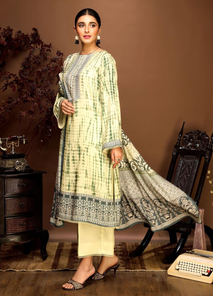 Ittehad Textiles Printed Linen Suits Unstitched 3 Piece IT21PL LF-GN-21718B - Winter Collection