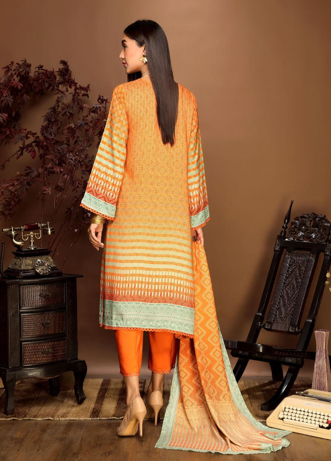 Ittehad Textiles Printed Linen Suits Unstitched 3 Piece IT21PL LF-GN-21719A - Winter Collection