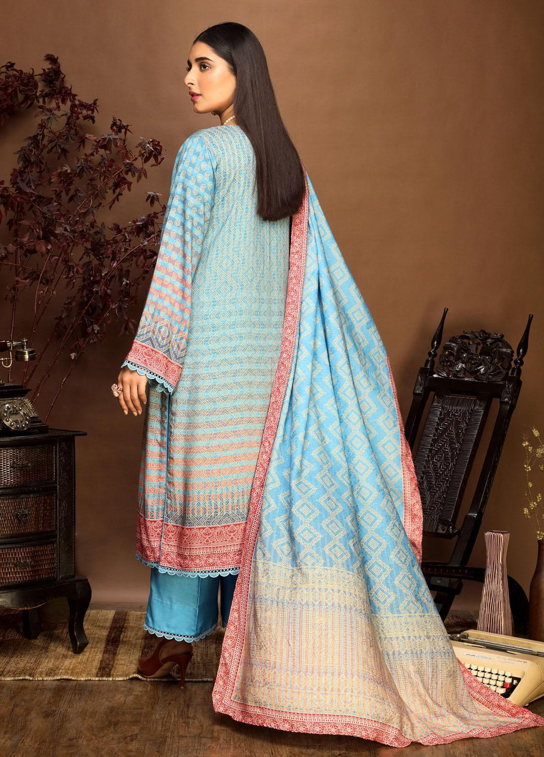 Ittehad Textiles Printed Linen Suits Unstitched 3 Piece IT21PL LF-GN-21719B - Winter Collection