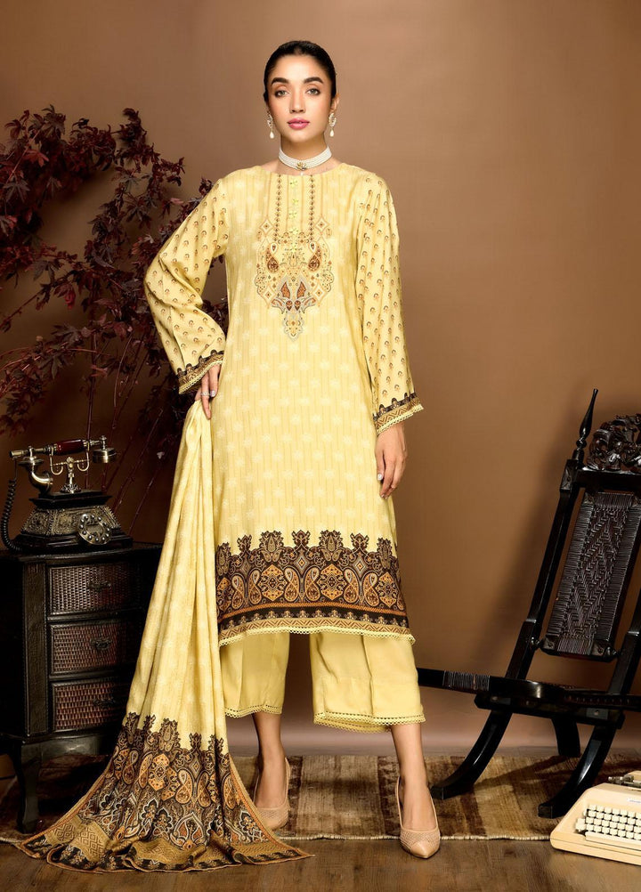 Ittehad Textiles Printed Linen Suits Unstitched 3 Piece IT21PL LF-GN-21720A - Winter Collection