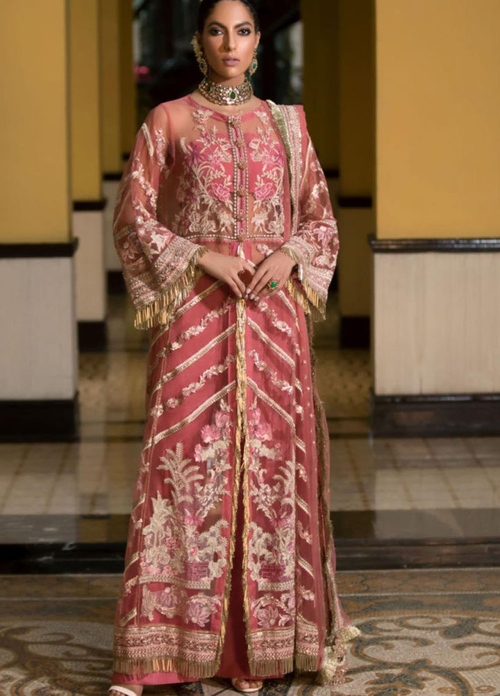 Ittehad Textiles Embroidered Net Suits Unstitched 3 Piece IT21CH 03 WC-CELESTE - Festive Collection