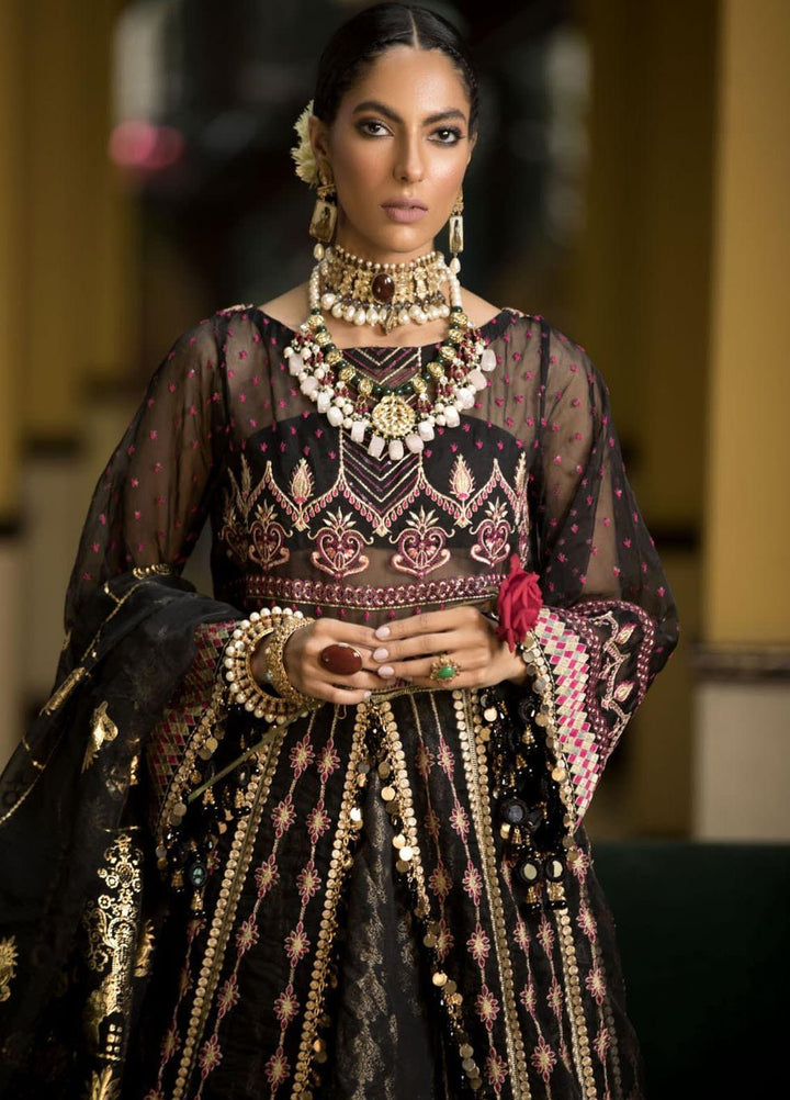 Ittehad Textiles Embroidered Organza Suits Unstitched 3 Piece IT21CH 04 WC-IMPERIAL MYSTERY - Festive Collection