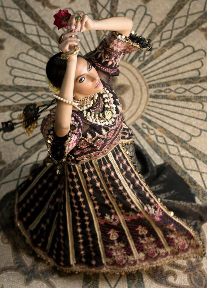 Ittehad Textiles Embroidered Organza Suits Unstitched 3 Piece IT21CH 04 WC-IMPERIAL MYSTERY - Festive Collection