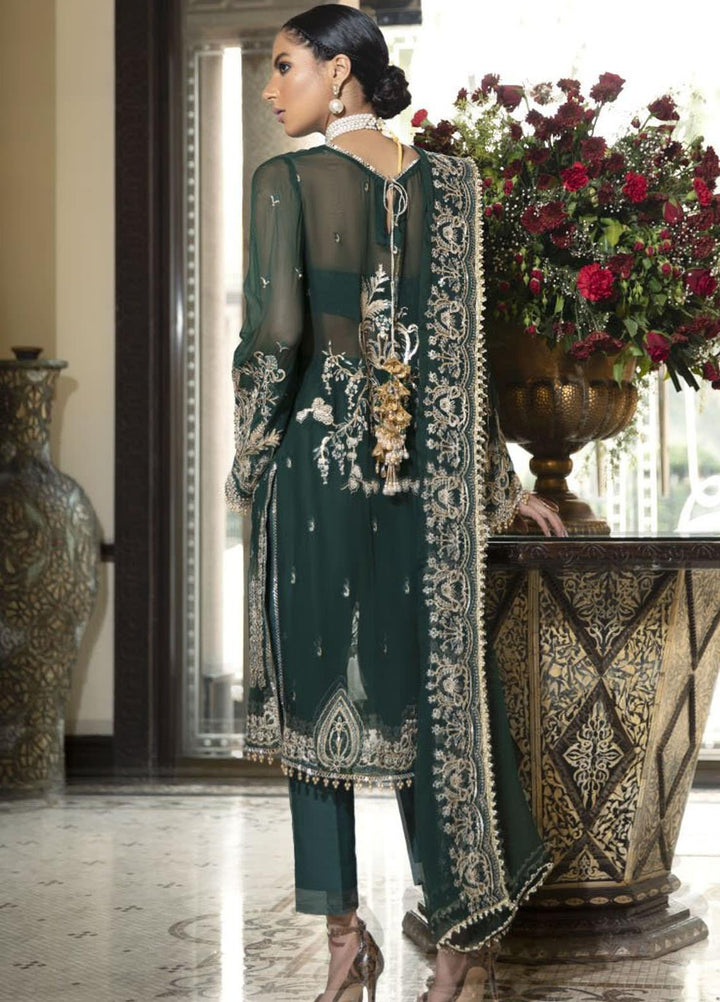 Ittehad Textiles Embroidered Chiffon Suits Unstitched 3 Piece IT21CH 06 WC-ROYAL TWILIGHT - Festive Collection