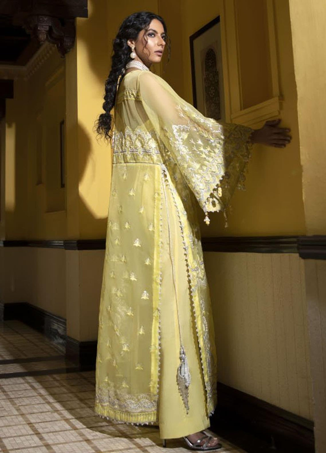 Ittehad Textiles Embroidered Organza Suits Unstitched 3 Piece IT21CH 07 WC-LISYA - Festive Collection