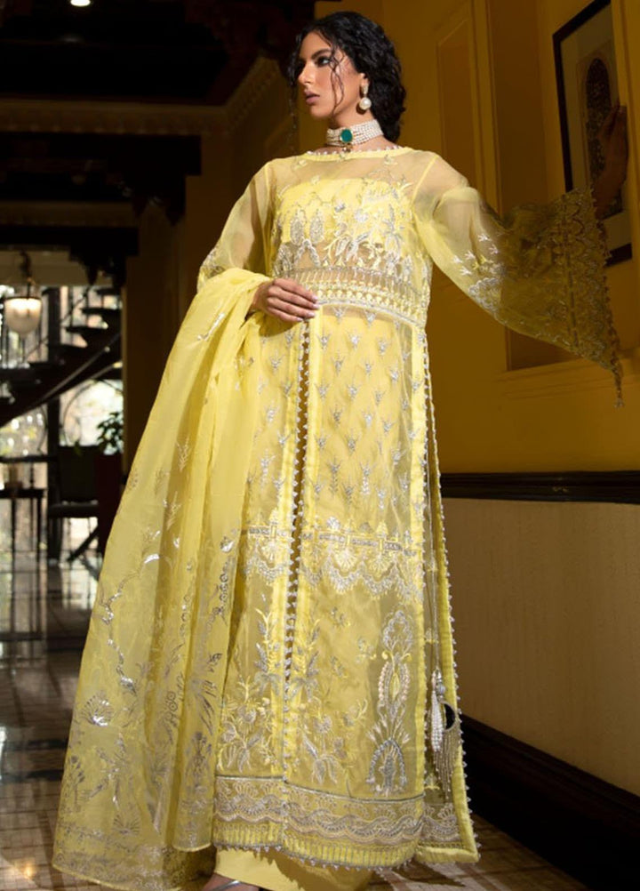 Ittehad Textiles Embroidered Organza Suits Unstitched 3 Piece IT21CH 07 WC-LISYA - Festive Collection