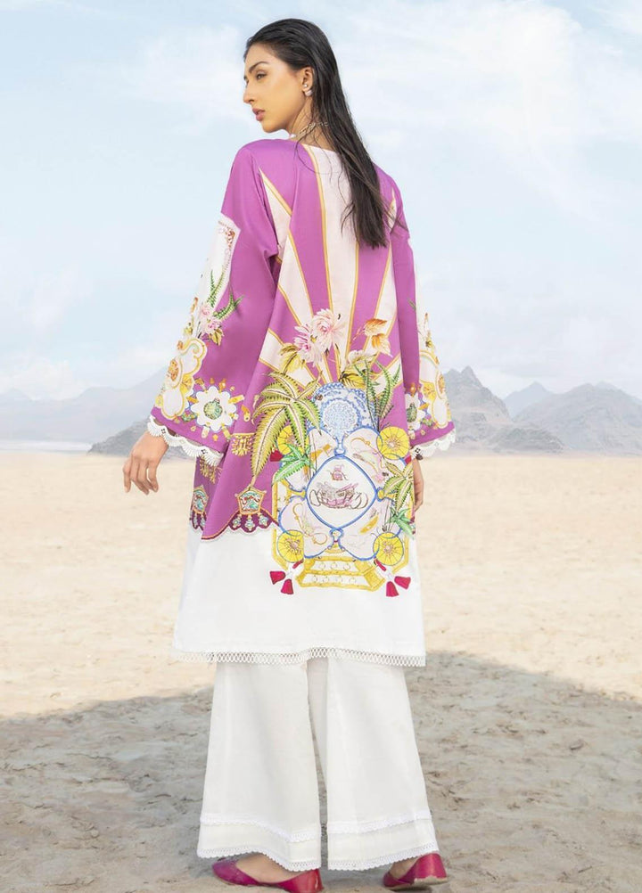 Ittehad Textiles Printed Cotton Satin  Unstitched Kurties IT21CS CS-BARSALA - Summer Collection