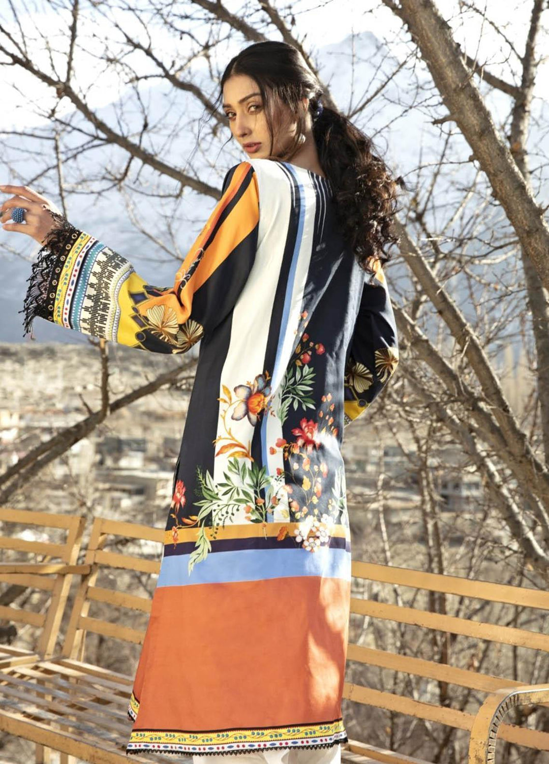 Ittehad Textiles Printed Cotton Satin  Unstitched Kurties IT21CS CS-BRAISHNA - Summer Collection