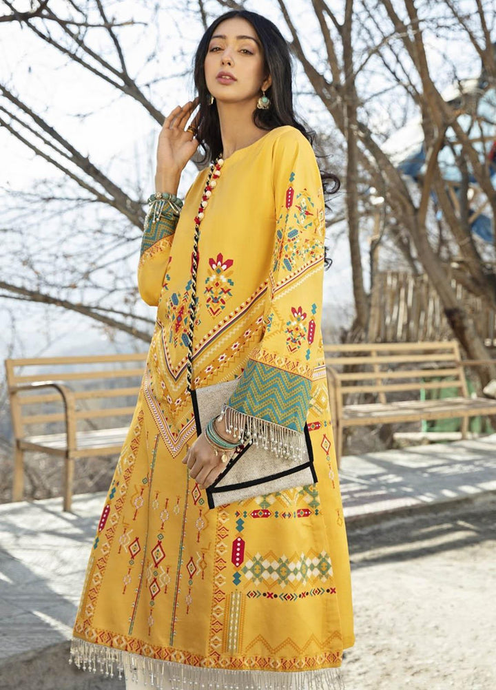 Ittehad Textiles Printed Cotton Satin  Unstitched Kurties IT21CS CS-MAHZALA - Summer Collection