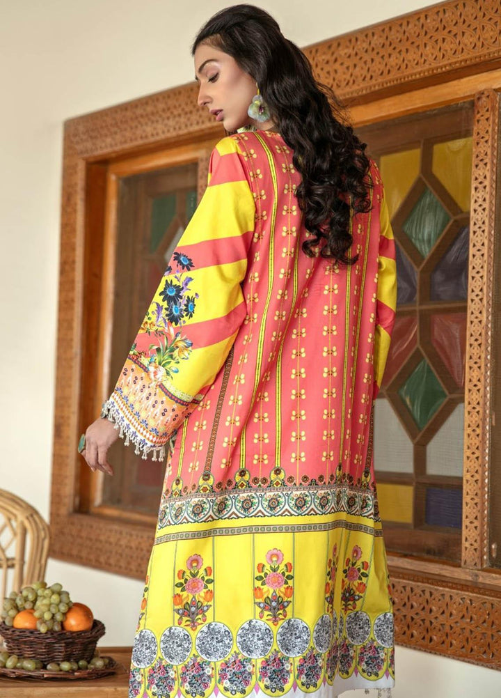 Ittehad Textiles Printed Cotton Satin  Unstitched Kurties IT21CS CS-MALGHALARA - Summer Collection