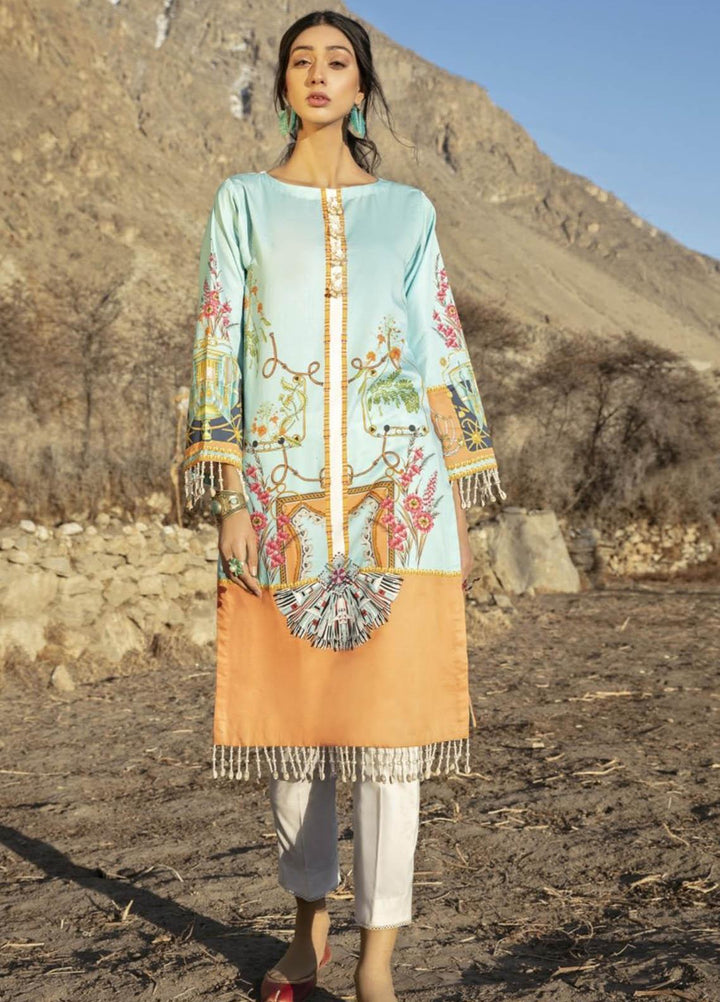 Ittehad Textiles Printed Cotton Satin  Unstitched Kurties IT21CS CS-WAWRA - Summer Collection