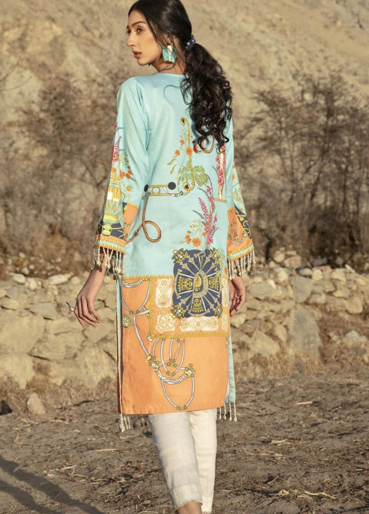 Ittehad Textiles Printed Cotton Satin  Unstitched Kurties IT21CS CS-WAWRA - Summer Collection