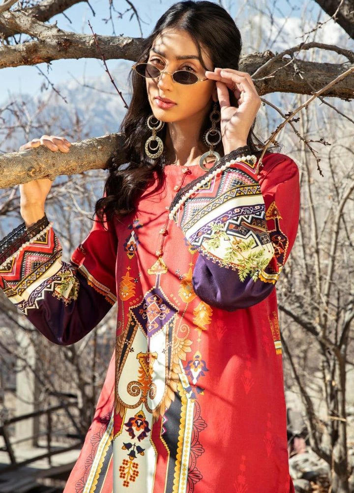 Ittehad Textiles Printed Cotton Satin  Unstitched Kurties IT21CS CS-ZARKA - Summer Collection