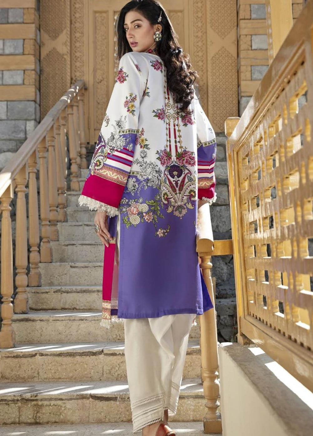 Ittehad Textiles Printed Cotton Satin  Unstitched Kurties IT21CS CS-ZARLASHTA - Summer Collection