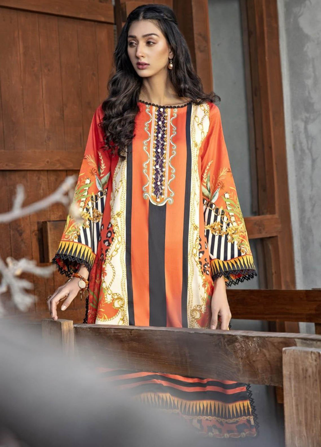 Ittehad Textiles Printed Cotton Satin  Unstitched Kurties IT21CS CS-ZMARAI - Summer Collection